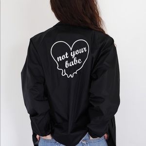 Not your Babe Wind Breaker